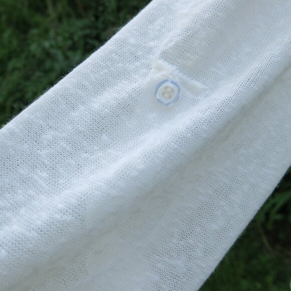 Lisa D. Paris White Floral Romantic Embroidery Lace Long Sleeves Blouse Size XL - Picture 8 of 10